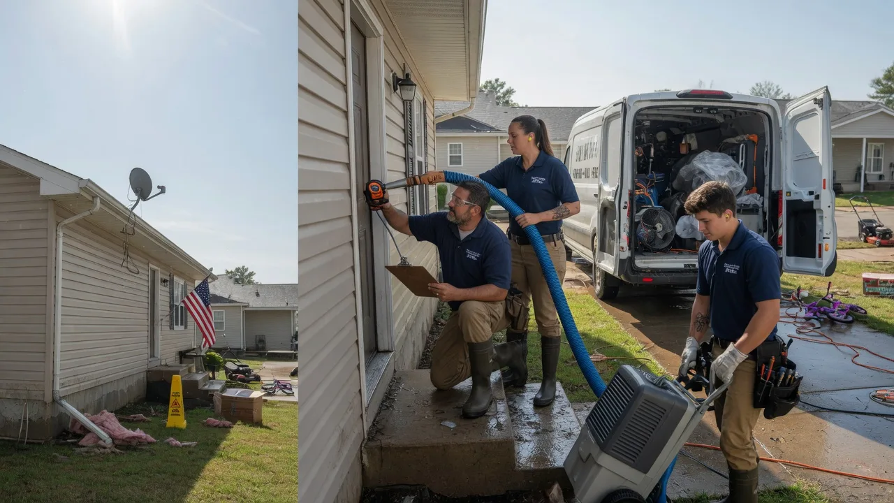 Ceiling Water Damage Restoration in Racine, MN near me